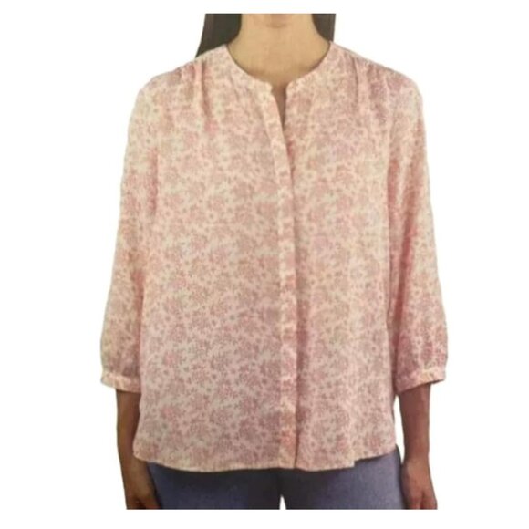 Jachs Girlfriend 3/4 Sleeve Blouse Top NEW - Picture 1 of 2